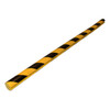 Stootband PU type 'B' geel/zwart
